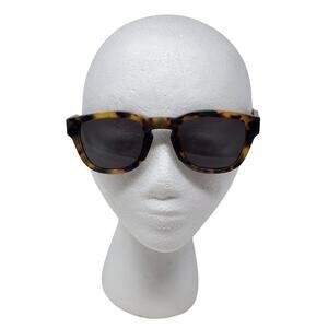 Alexander McQueen AM0047S-002 Travel Sunglasses Tortoiseshell Brown Havana Grey